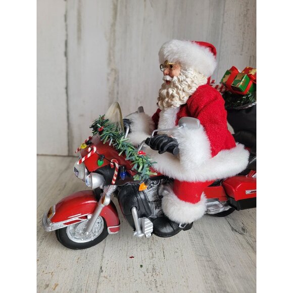Clothtique possible dreams good day for a ride RARE Harley-Davidson Santa Mrs Cl - Picture 6 of 10